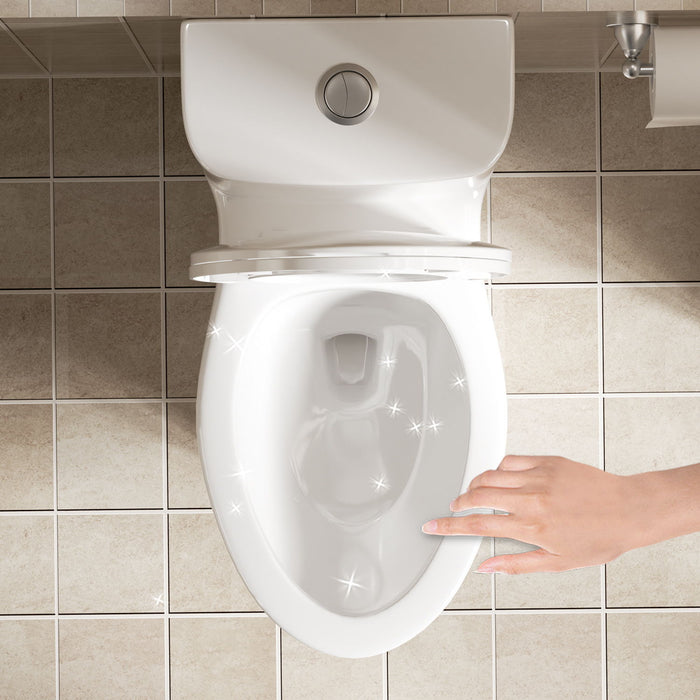 1 Piece Toilet With Tornado Flush, Soft Closing Seat