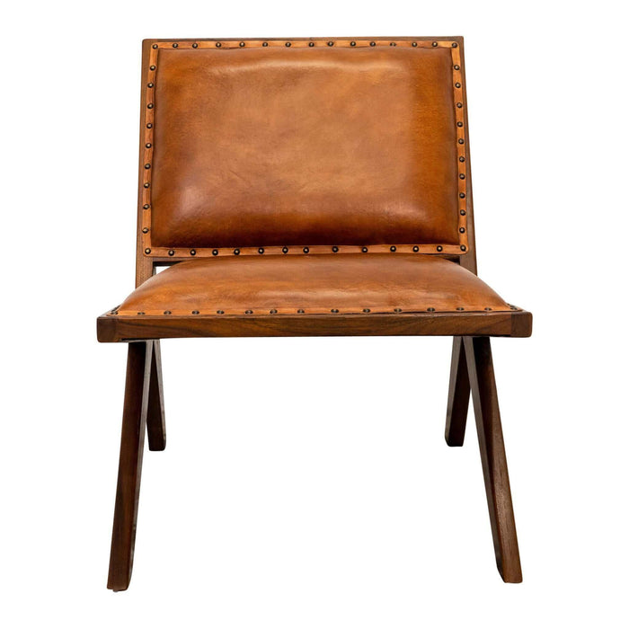 Colin - Lounge Chair - Brown / Tan