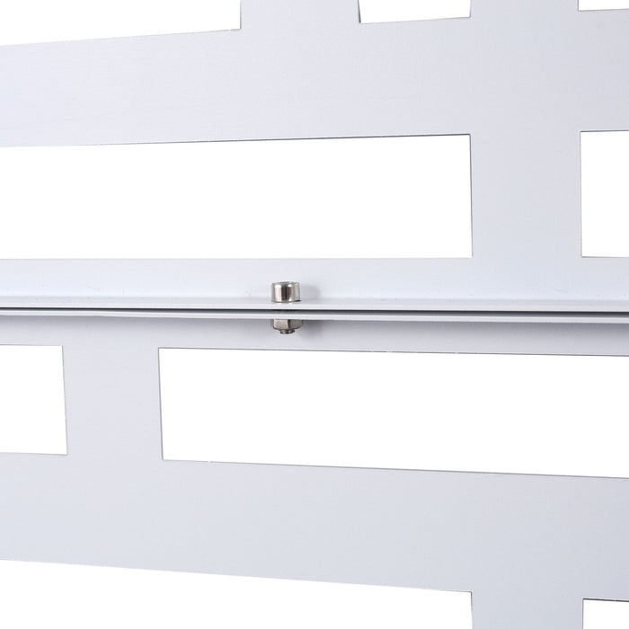 Decorative Freestanding Metal Privacy Screen For Indoor & Outdoor Use