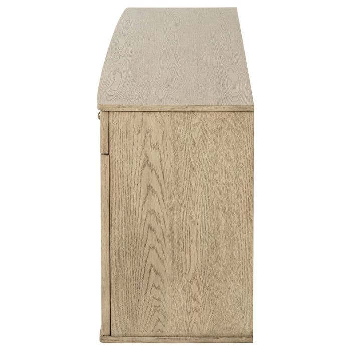 Kimpton - 4 Door Sideboard Buffet Cabinet - Beige