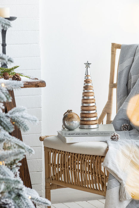 Christmas Ball Ornaments, Wood Decorative Hanging Ball Christmas Tree Ornaments For Holiday Party Decorations