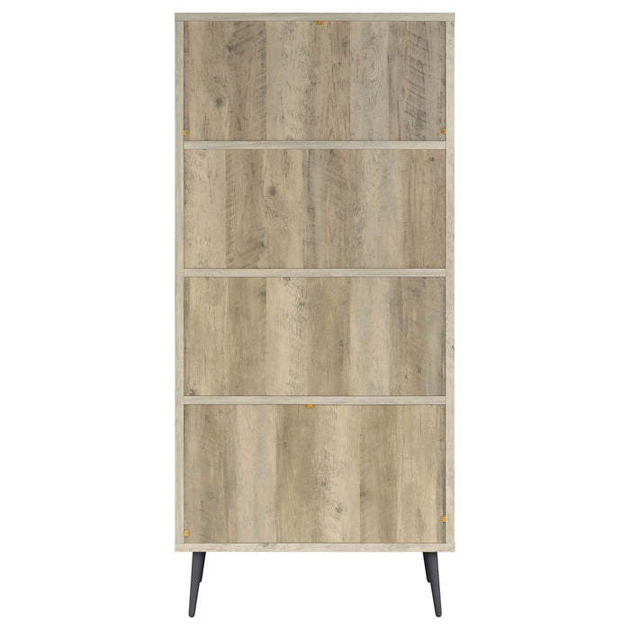 Minerva - 3 Shelf Bookcase With Drawers - Natural
