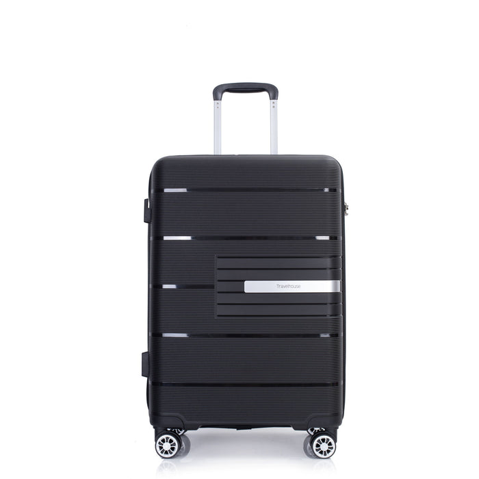 Hardshell Suitcase Double Spinner Wheels Luggage Sets, Lightweight With Tsa Lock, 3 Piece Set