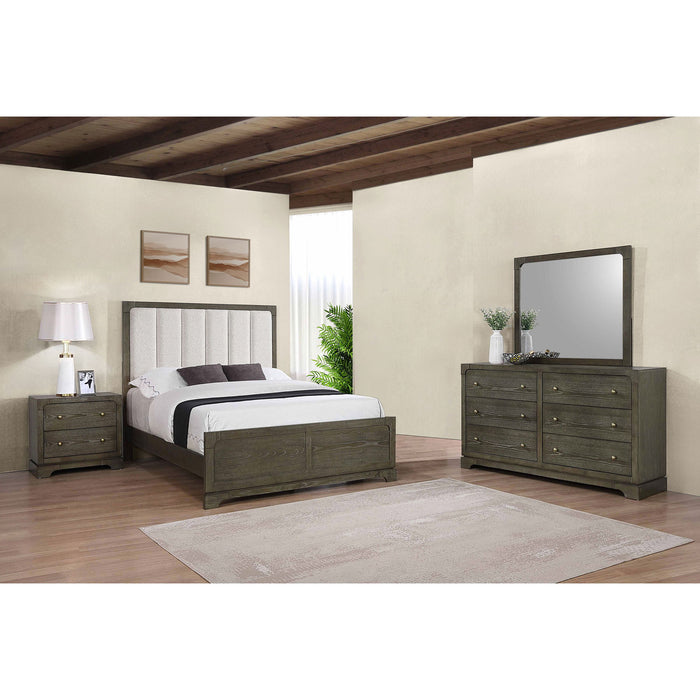 Harbington - Bedroom Set With Upholstered Headboard