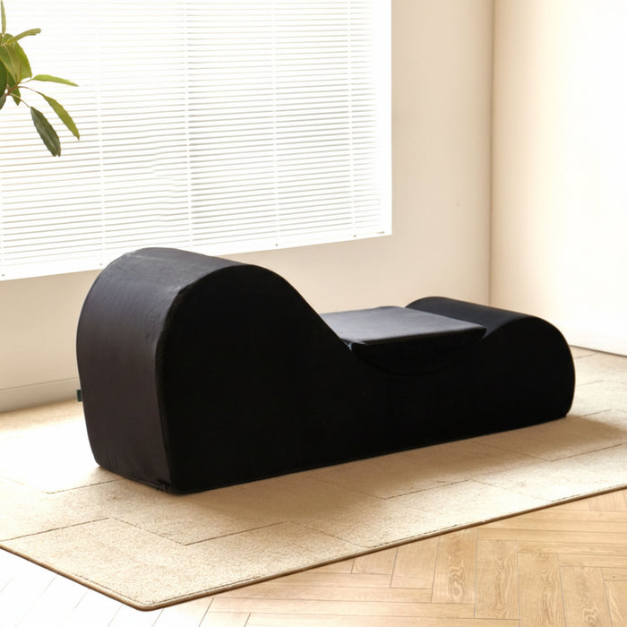 Solace - Chaise Lounge Chair Relaxation, Ergonomic Design With Soft Yet Firm High Density Foam Core