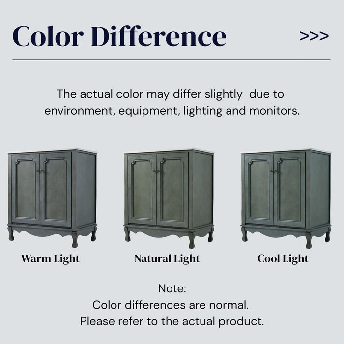 Vintage Double Sink Bathroom Vanity Set With Ceramic Sinks