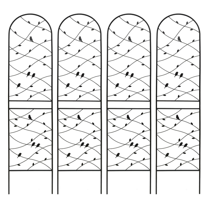 Garden Rustproof Trellis For Climbing Plants