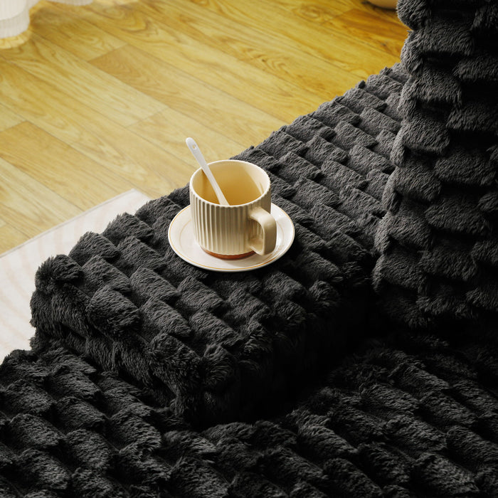 Double Chaise Lounge With Full Compressed Sponge