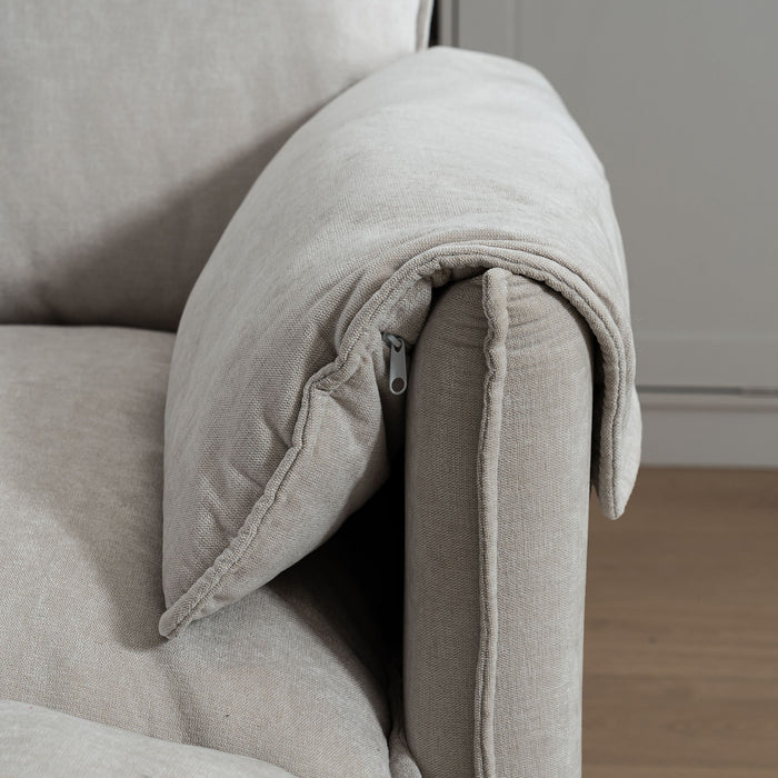 Convertible Combination Sofa With Footstools With Storage