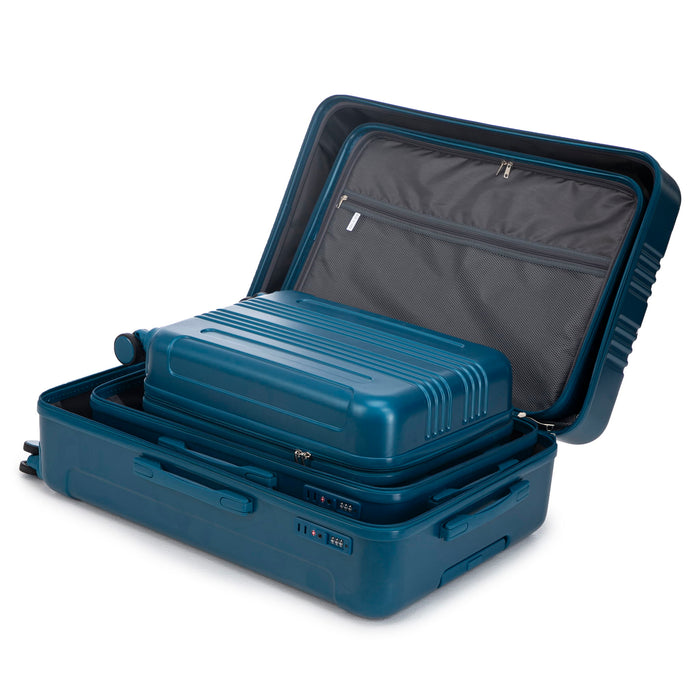 Spinner Luggage Set 20" / 24"/ 28", Lightweight Hard Shell With 360° Silent Wheels