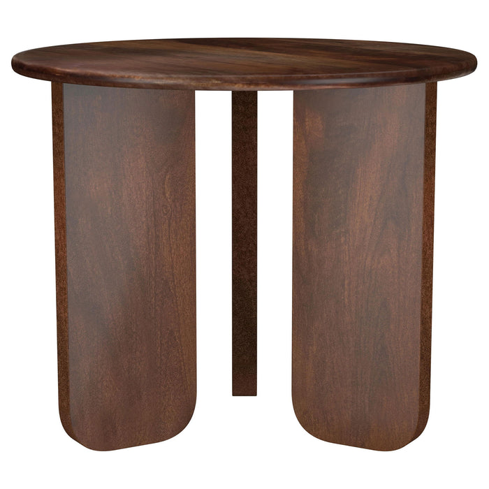 Columbo - 3 Piece Coffee And End Table Set With Round Tops - Brown