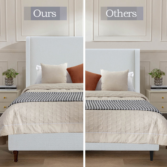 Harper - Tall Headboard Upholstered Bed With Elegant Simplicity