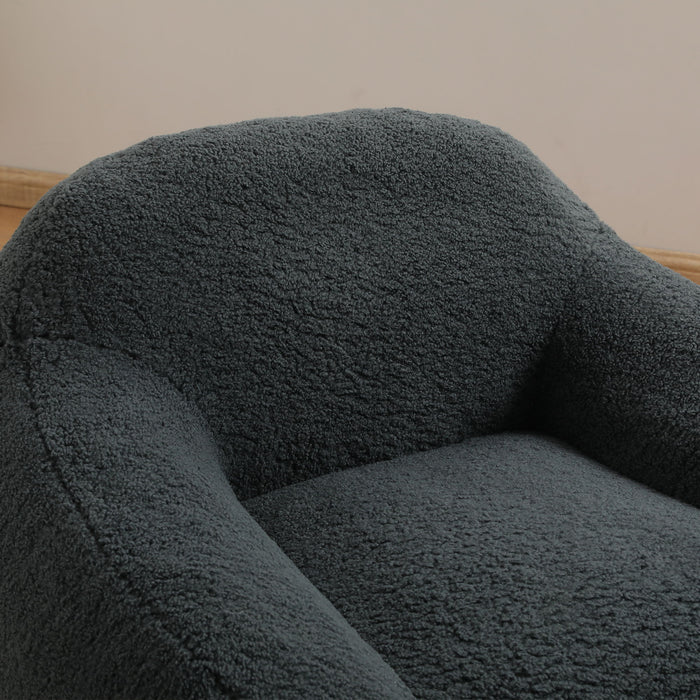 Giant Bean Bag Chair, Spacious Memory Foam With Armrests