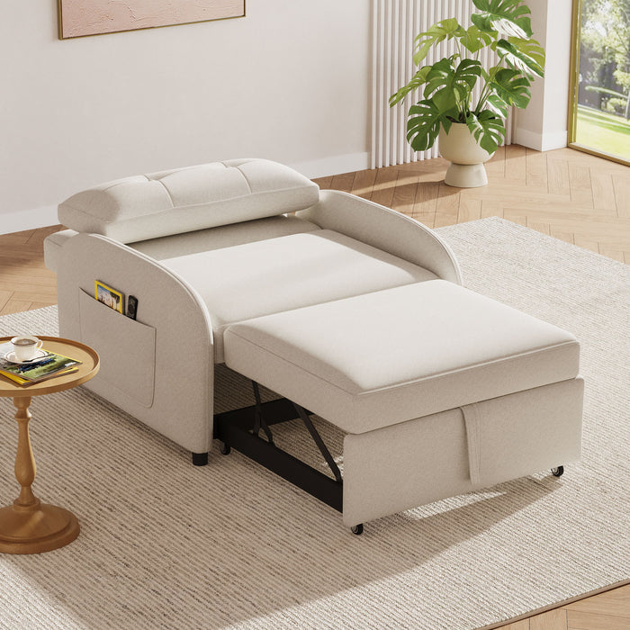 3 In 1 Convertible Sleeper Sofa Bed For Living Room