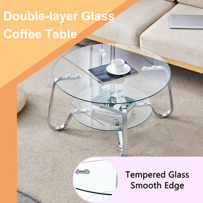 Double Layer Coffee Table