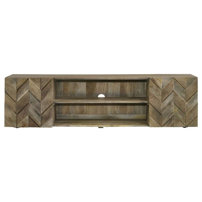 Jessie - 2 Door TV Stand - Brown