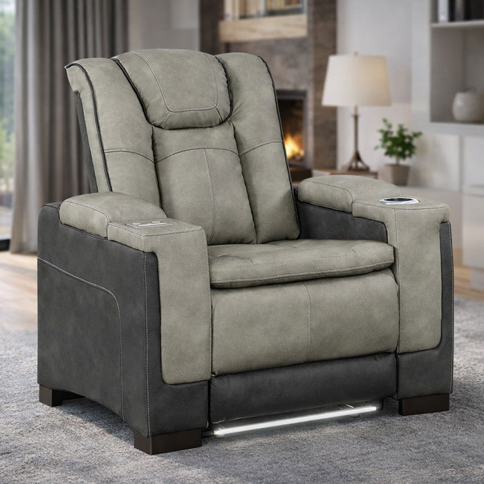 Bruno - Power Recliner Chair With LED Lighting