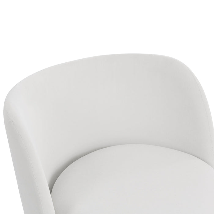 Barrel Chair With Built In Storage, 360° Swivel - Beige