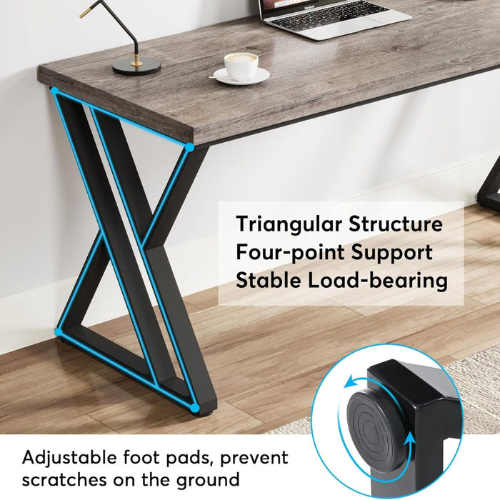 Writing Desk With Z-Shaped Legs