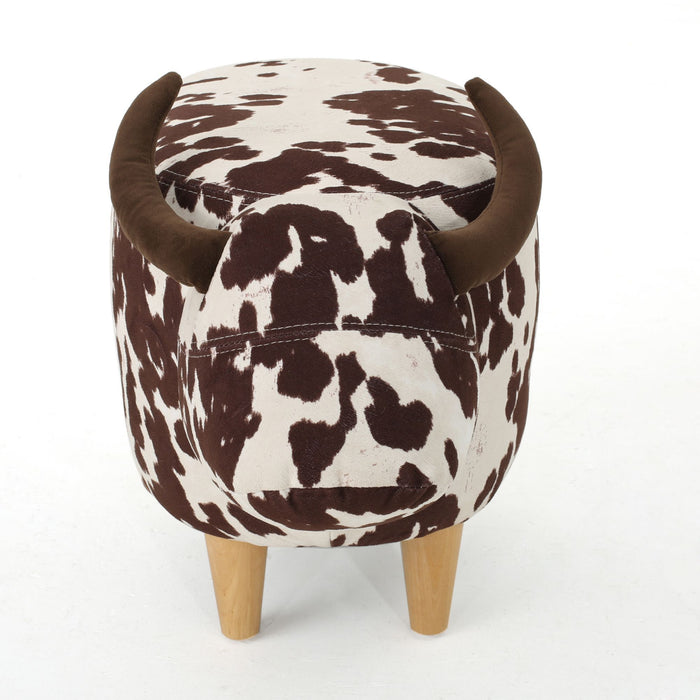 Cow Shaped Ottoman Footstool