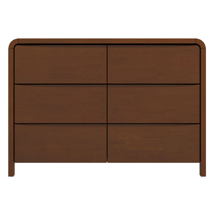 Lionel - 6 Drawer Dresser - Brown