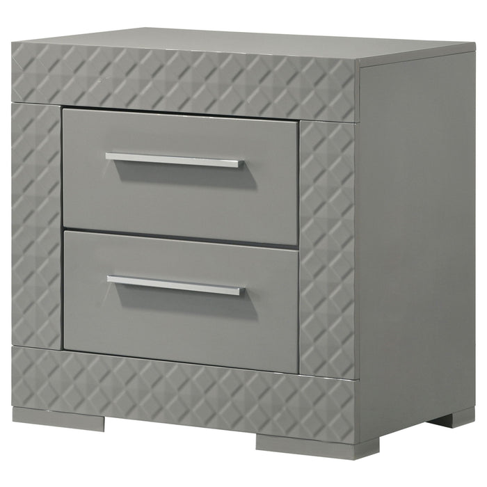 Pierce - 2 Drawer Nightstand, Bedside Table
