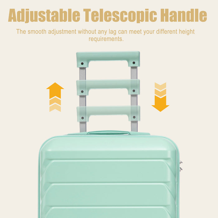 Hard Shell Travel Luggage With Scratch Resistant Surface