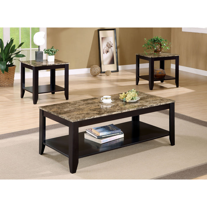 Occasional - Set, 3 Piece Living Room Table Set - Brown