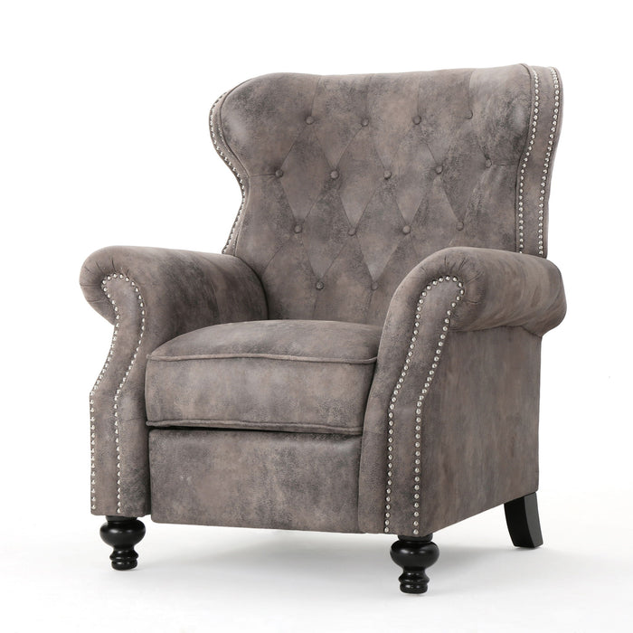 Modern Manual Push Back Recliner Chair