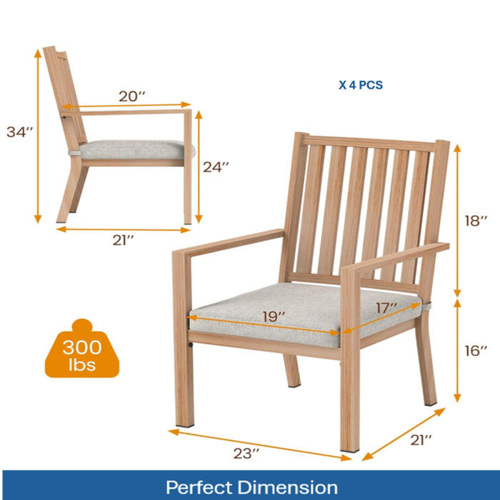 Patio Dining Chairs With Thick Cushions