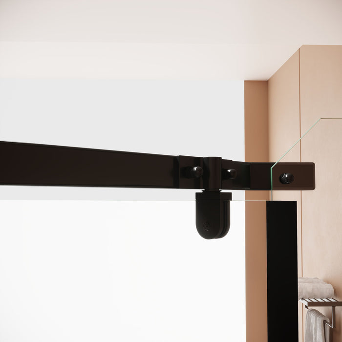 Frameless Neo Angle Shower Door WithTempered Glass