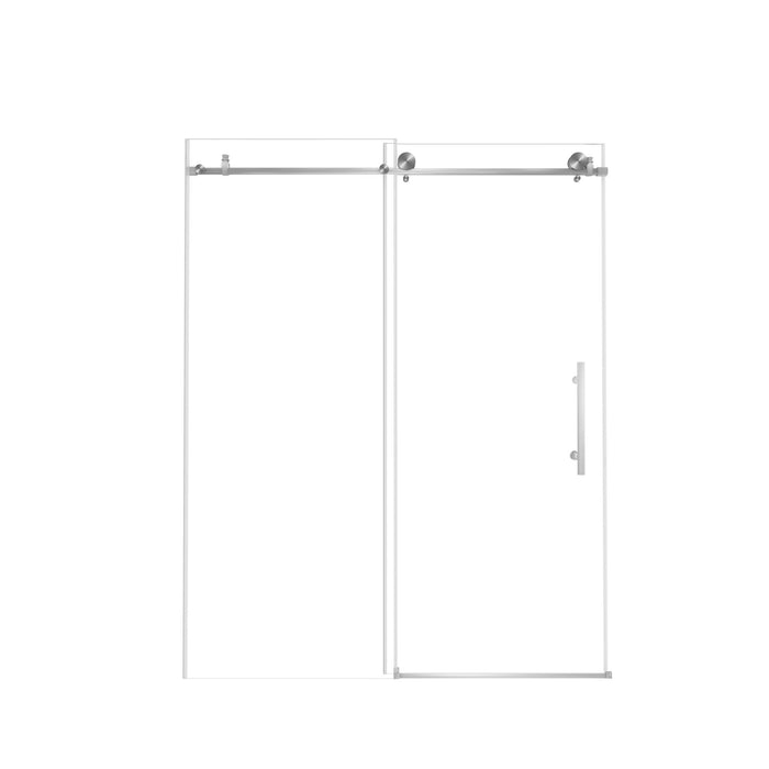Frameless Shower Door, Smooth Sliding Tracks