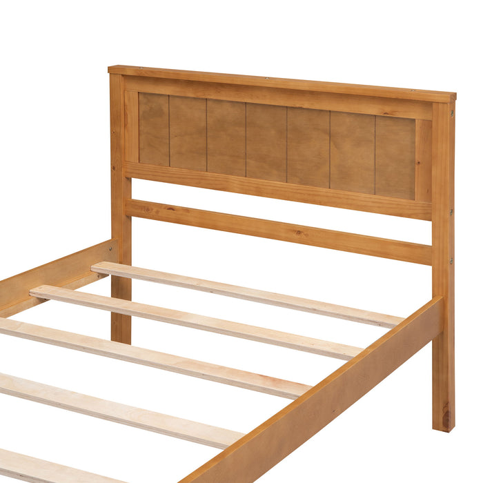 Platform Bed Frame With Headboard