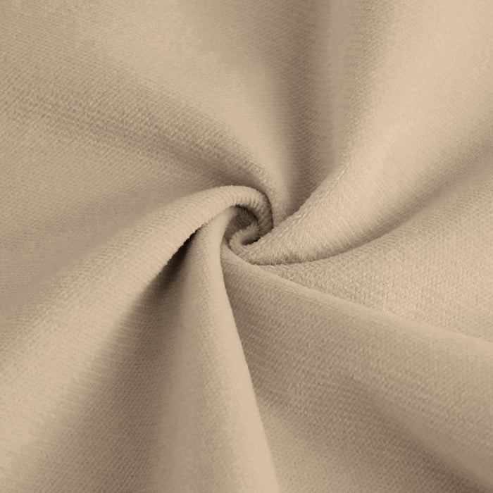 Modern Velvet Sofa With Bolstered Armrests And Pillows