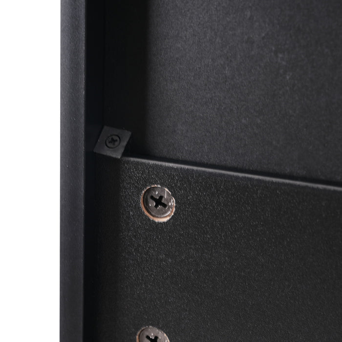 Freestanding Tall Bathroom Cabinet With Adjustable Shelves, Drawers, Soft Close Glass Doors