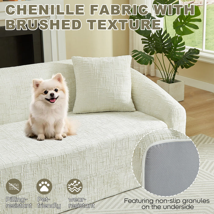 Curved Convertible Sofa, 2 In 1 Fold Out Bed With Pull Out Base And Deep Seat