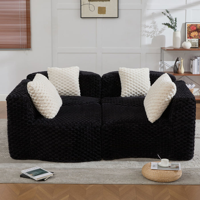 Modular Sectional Sofa With Free Combination Design