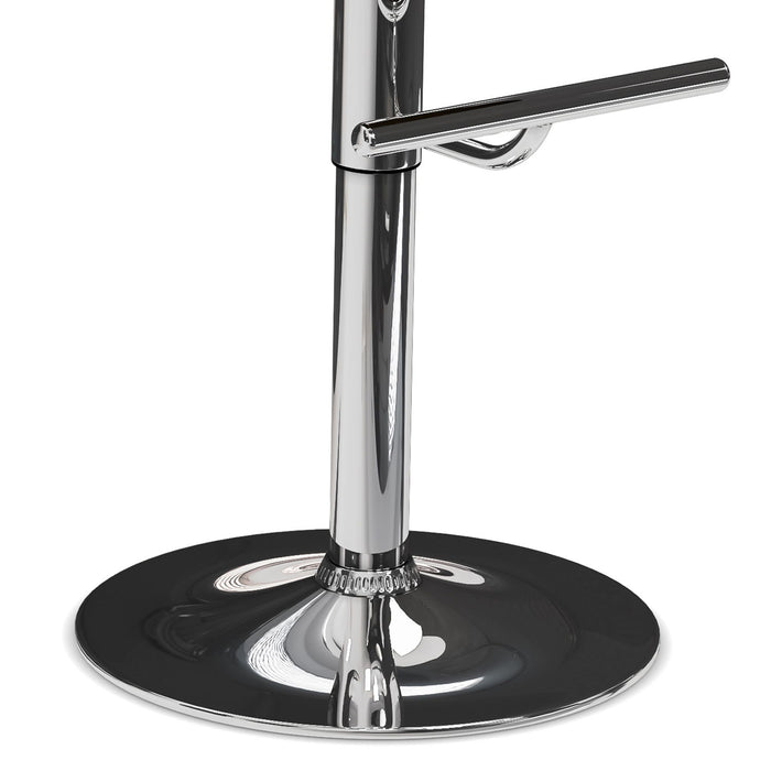 Dixie - Adjustable Swivel Bar Stool - Black