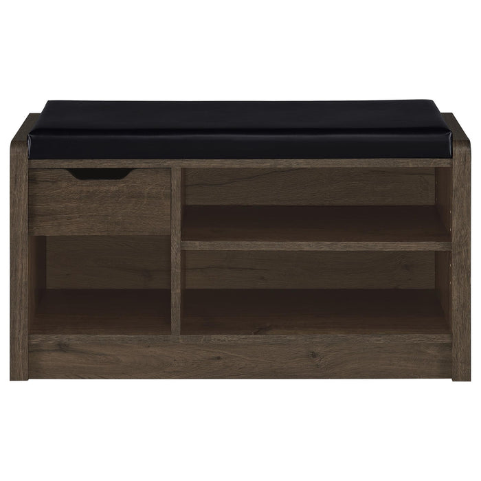 Astor - Open Shelf Storage Bench