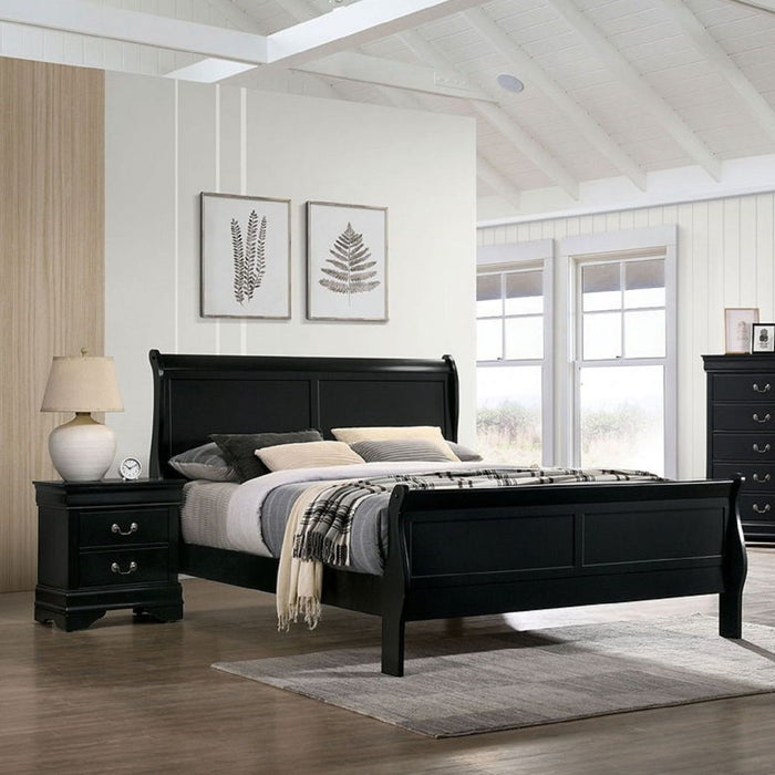 Louis Phillipe Sleigh Bed