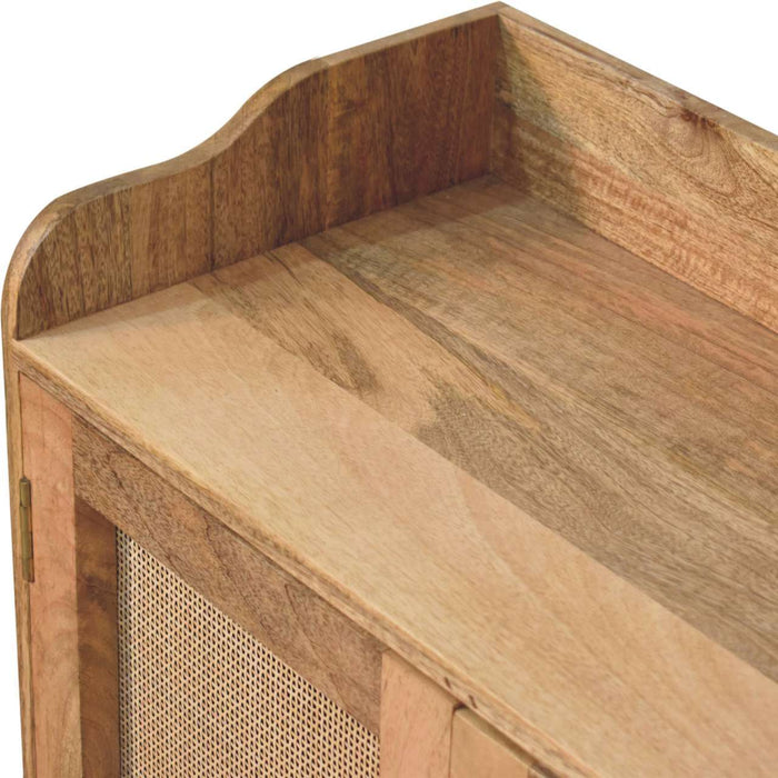 Larissa - T Bar Raised Cabinet - Brown