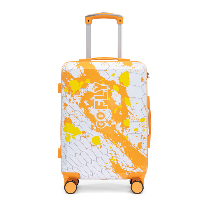 3 Piece With Combination Lock And Silent Wheels