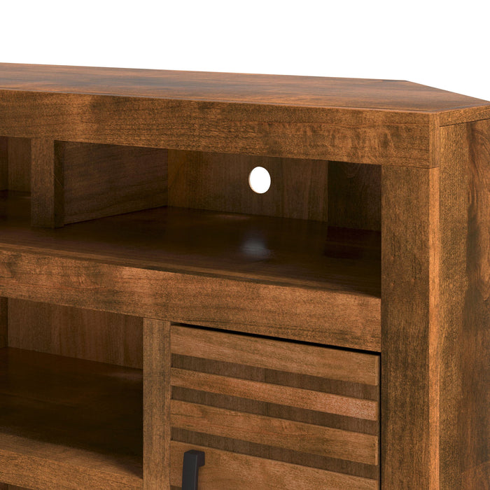Corner TV Console - Brown