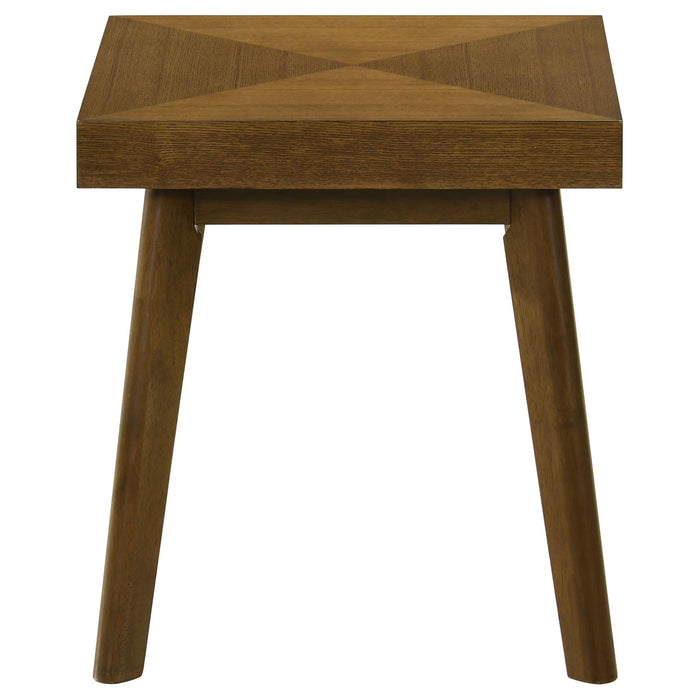Aidan - 2 Piece Square Coffee And End Table Set - Walnut