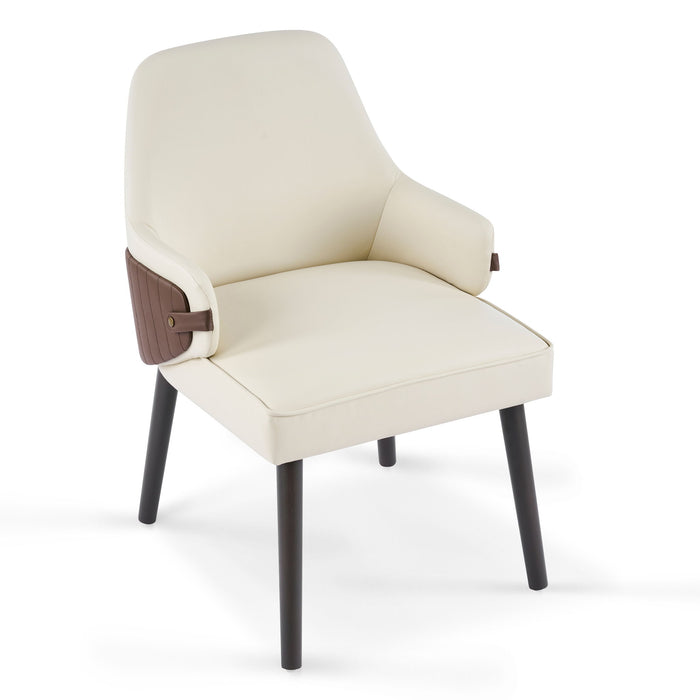 Indoor Dining Chair (Set of 2) - Beige / Brown