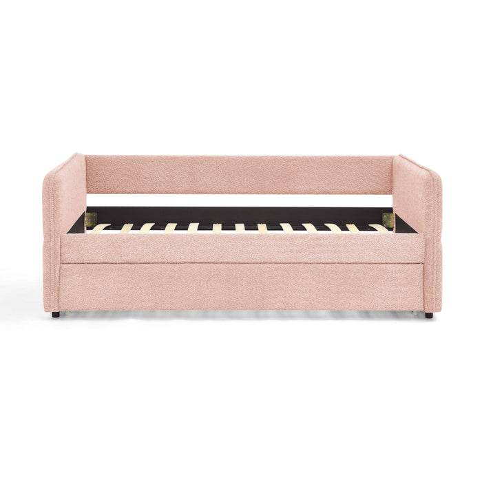 Upholstered Daybed With Pop Up Trundle
