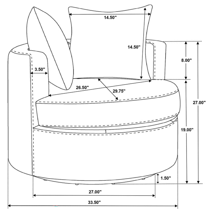 Quinn - Swivel Accent Chair