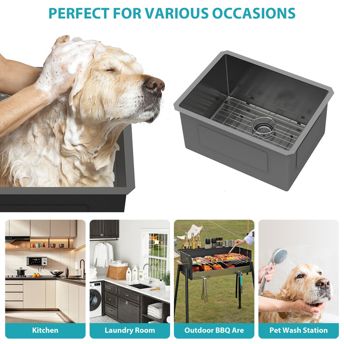 Undermount Kitchen Sink With Deep Single Bowl