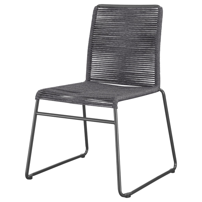 Jerome - Stackable Side Chair (Set of 2) - Charcoal