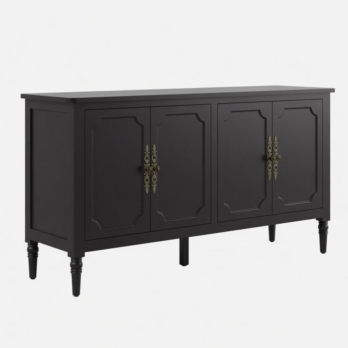 Vintage Buffet Cabinet With Adjustable Shelves